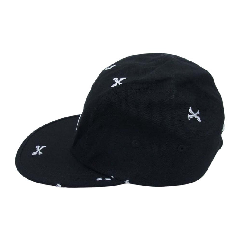 WTAPS ダブルタップス 22SS 221HCDT-HT02 T-5 02 CAP クロスボーン ロゴ キャップ  ブラック系 OO【美品】【中古】