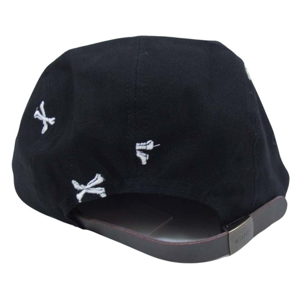 WTAPS ダブルタップス 22SS 221HCDT-HT02 T-5 02 CAP クロスボーン ロゴ キャップ  ブラック系 OO【美品】【中古】