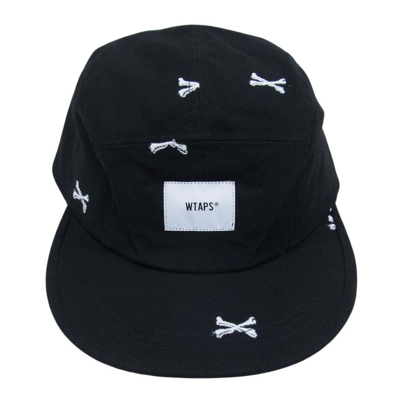 WTAPS ダブルタップス 22SS 221HCDT-HT02 T-5 02 CAP クロスボーン ロゴ キャップ  ブラック系 OO【美品】【中古】