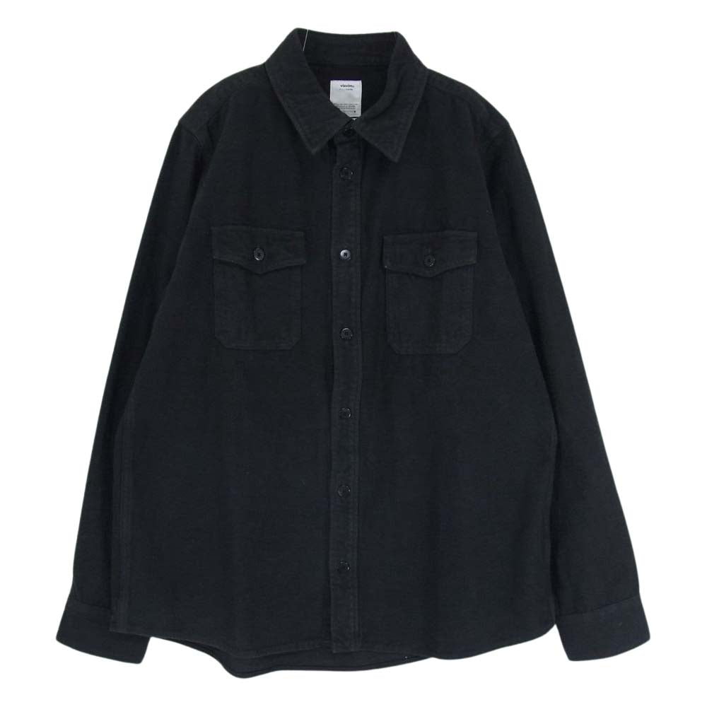 VISVIM ビズビム 16SS 0118405011001 BLACK ELK FLANNEL ブラック フランネル シャツ 袖裏バンダナ柄 ブラック系 3【中古】