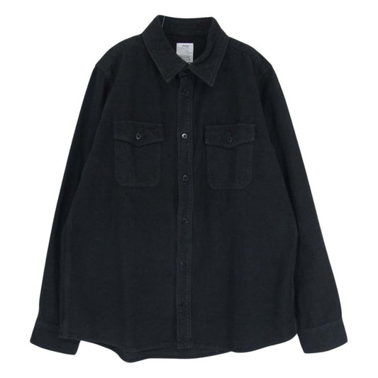 VISVIM ビズビム 16SS 0118405011001 BLACK ELK FLANNEL ブラック フランネル シャツ 袖裏バンダナ柄 ブラック系 3【中古】