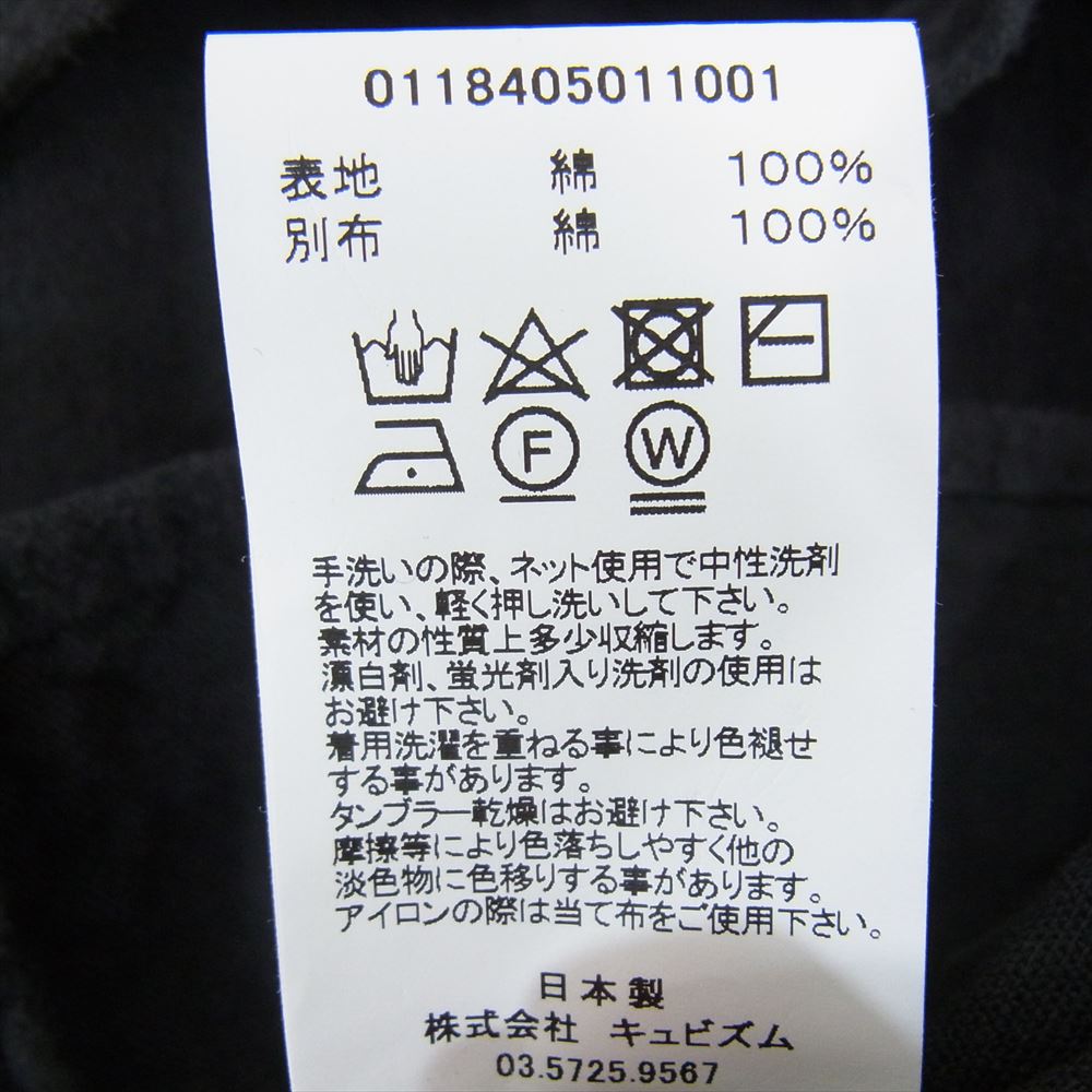 VISVIM ビズビム 16SS 0118405011001 BLACK ELK FLANNEL ブラック フランネル シャツ 袖裏バンダナ柄 ブラック系 3【中古】