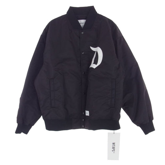 WTAPS ダブルタップス 23SS 231TQDT-JKM01 TEAM JACKET ナイロン チーム ジャケット ブルゾン ブラック系 3【美品】【中古】