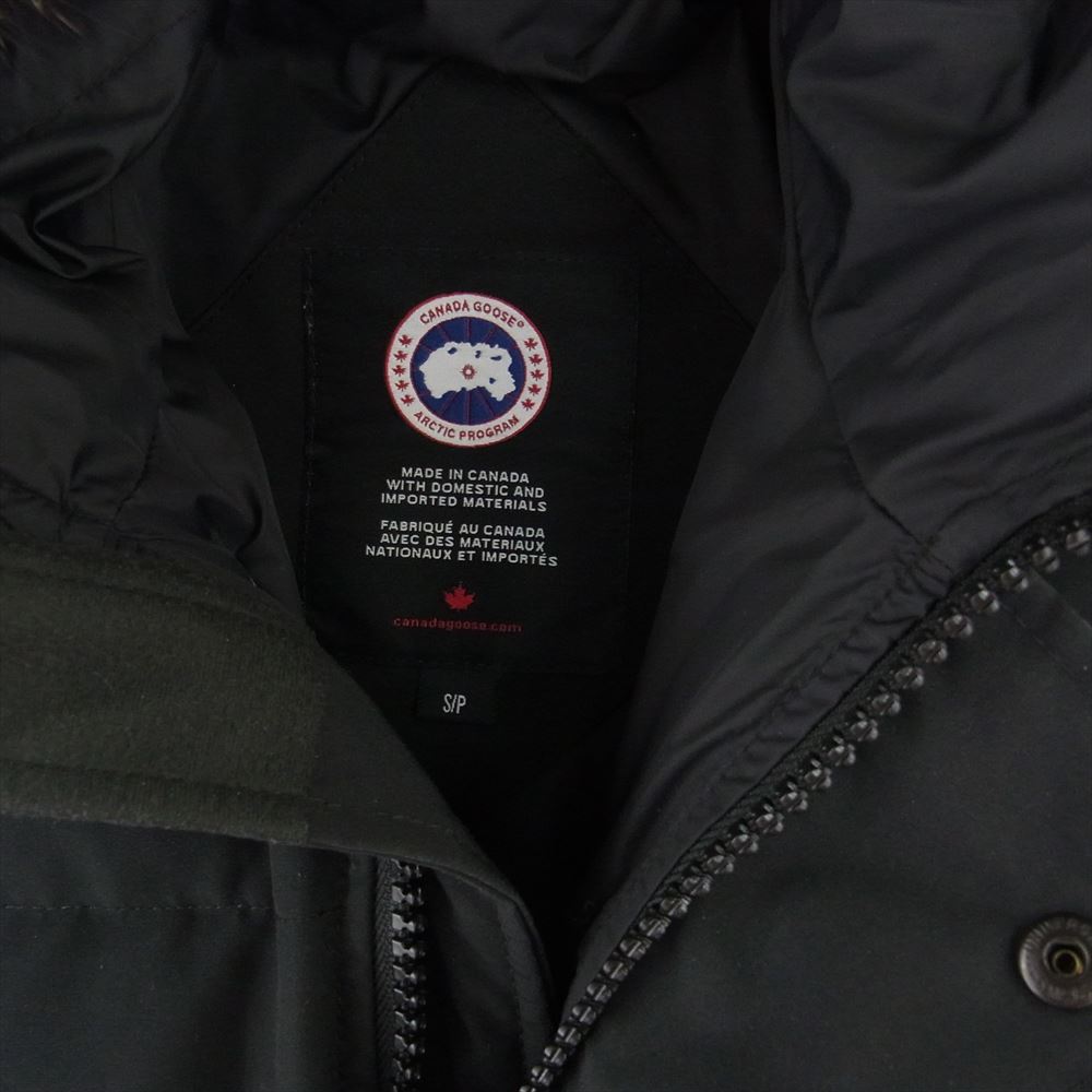 CANADA GOOSE カナダグース 3805M CARSON PARKA カーソン パーカー ダウン ジャケット ブラック系 S【中古】