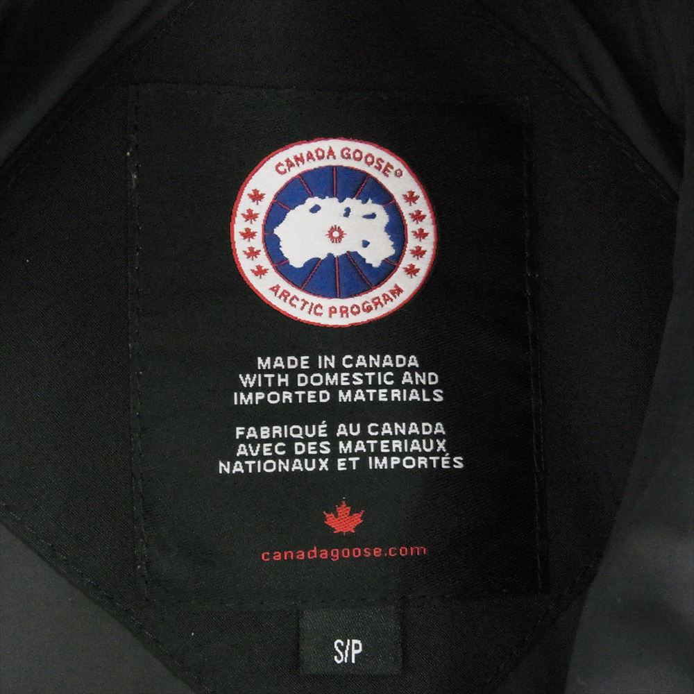 CANADA GOOSE カナダグース 3805M CARSON PARKA カーソン パーカー ダウン ジャケット ブラック系 S【中古】