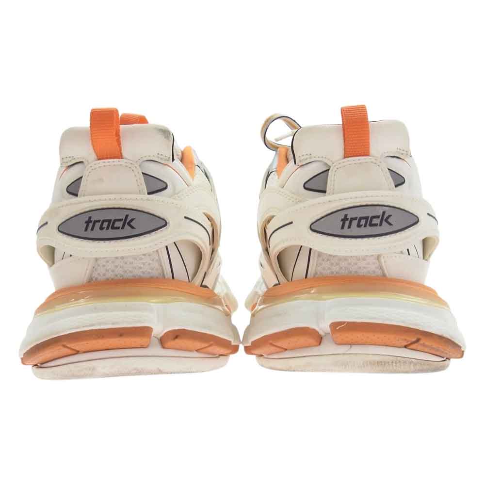 BALENCIAGA バレンシアガ 542023 TRACK TRAINERS トラック トレーナー スニーカー オフホワイト系 オレンジ系 27.5cm【中古】