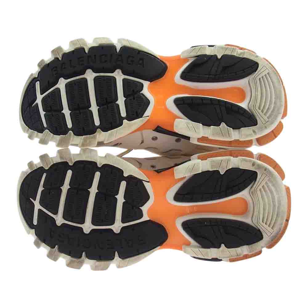 BALENCIAGA バレンシアガ 542023 TRACK TRAINERS トラック トレーナー スニーカー オフホワイト系 オレンジ系 27.5cm【中古】