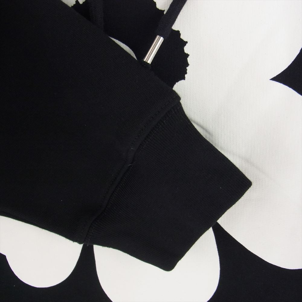 marimekko マリメッコ Runoja Unikko Placement パーカー ブラック系 XS【中古】