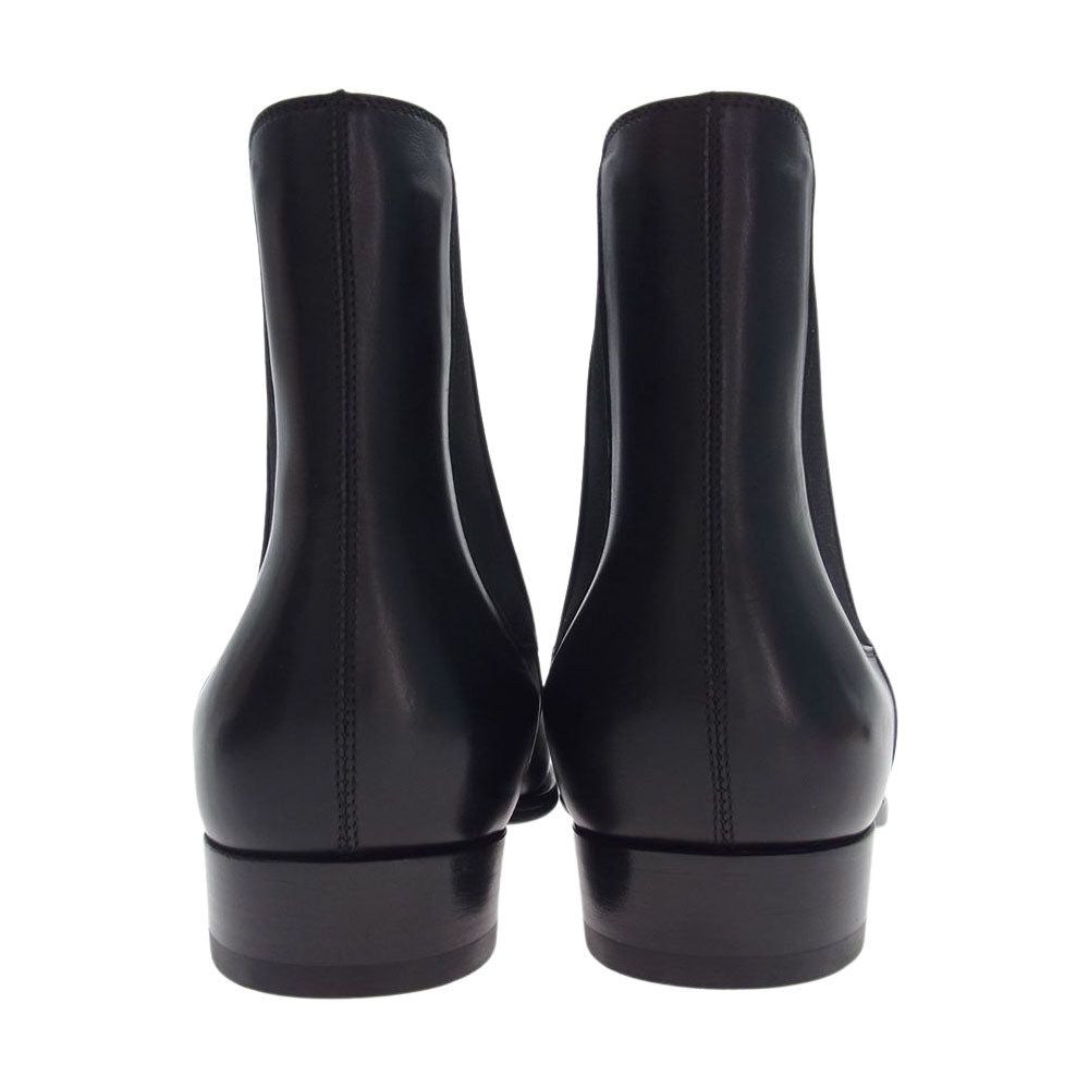 SAINT LAURENT サンローラン 592438 チェルシーブーツ サイドゴアブーツ ブラック系 42【極上美品】【中古】
