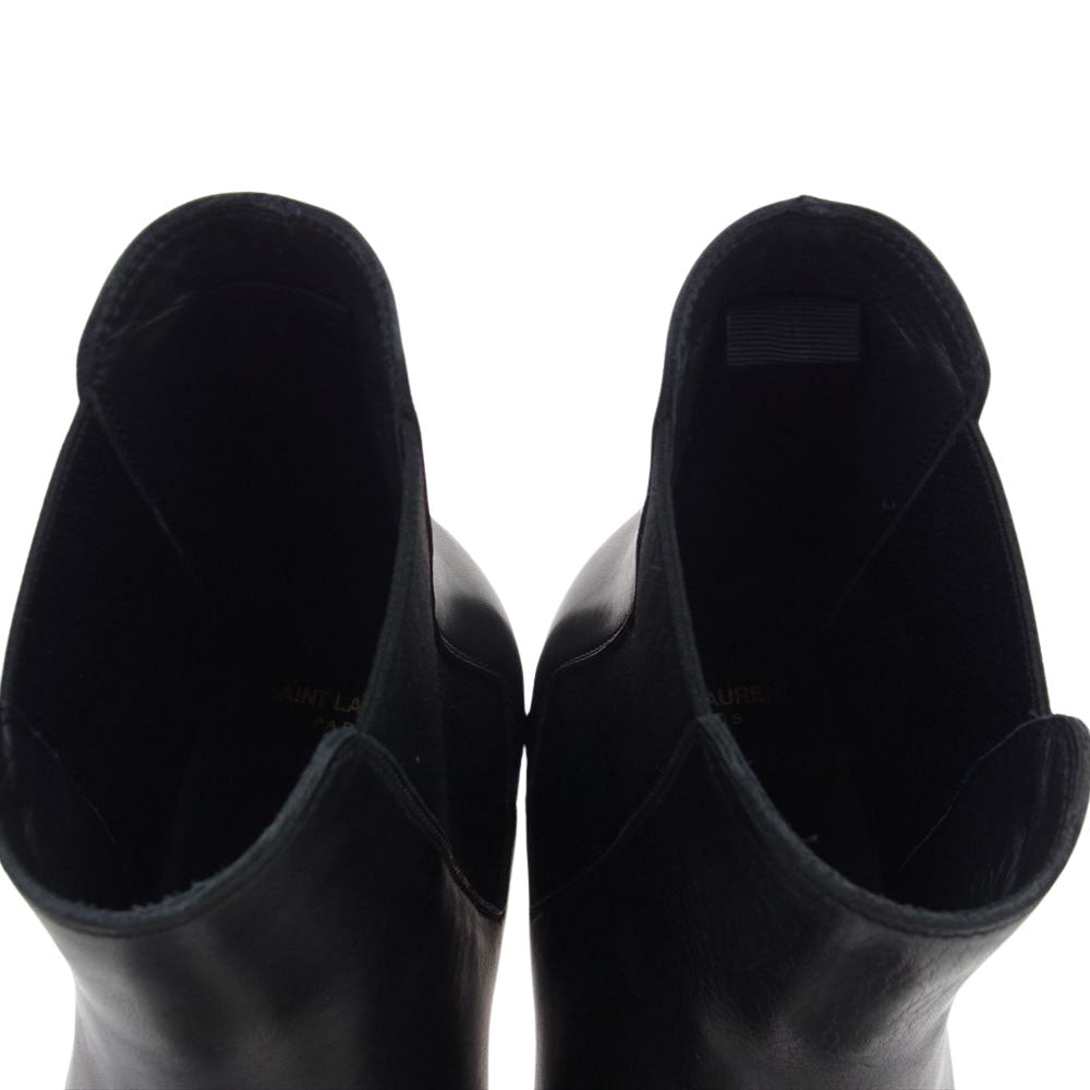 SAINT LAURENT サンローラン 592438 チェルシーブーツ サイドゴアブーツ ブラック系 42【極上美品】【中古】