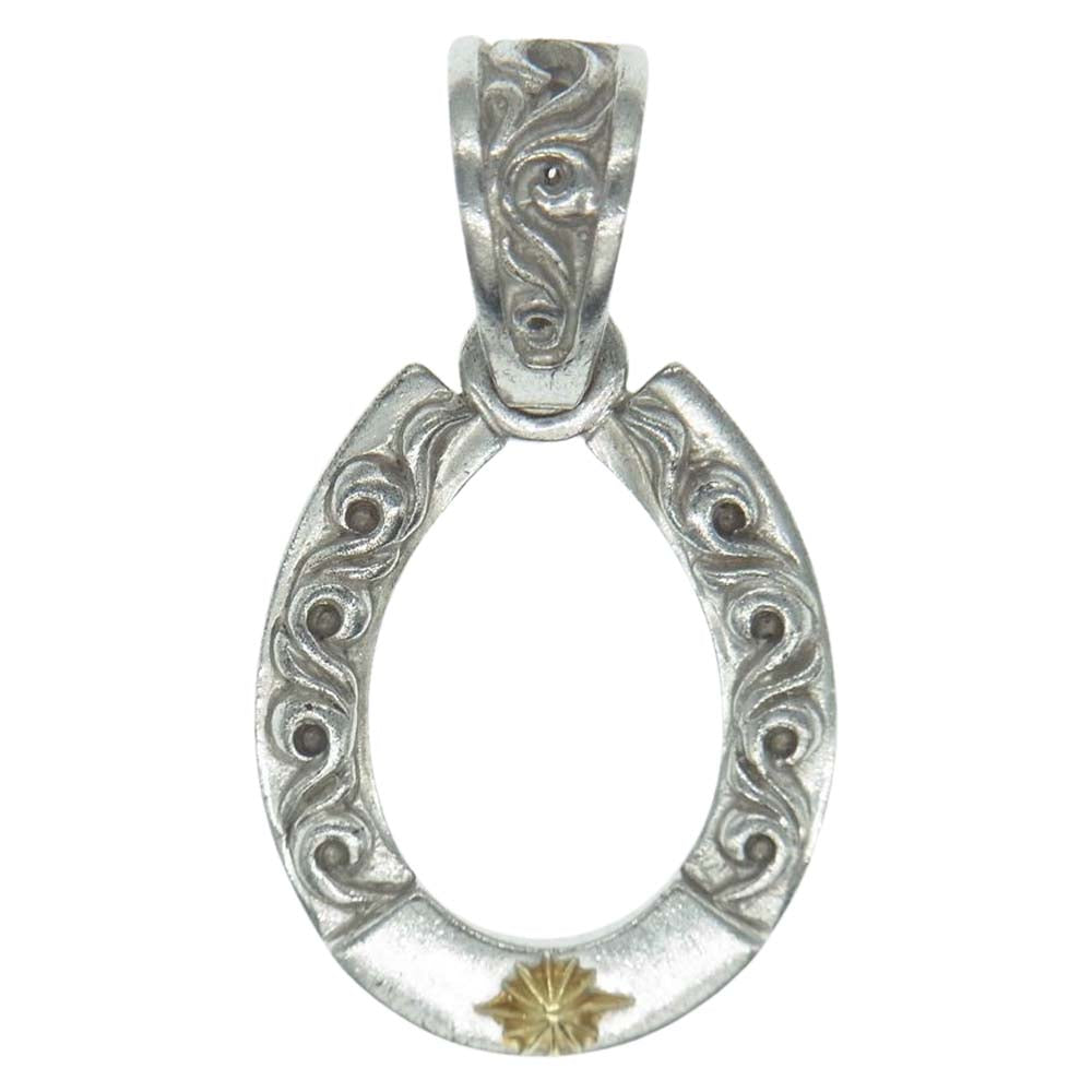 SAAD サード ホースシュー アラベスク ペンダントトップ シルバー系【中古】