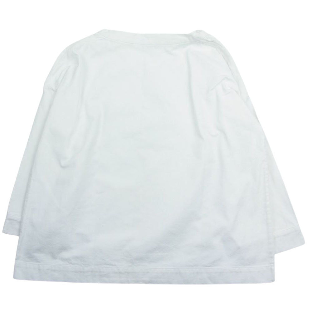 アーツアンドサイエンス コットンキャンバス プルオーバ― スモックシャツ ホワイト系 2【中古】
