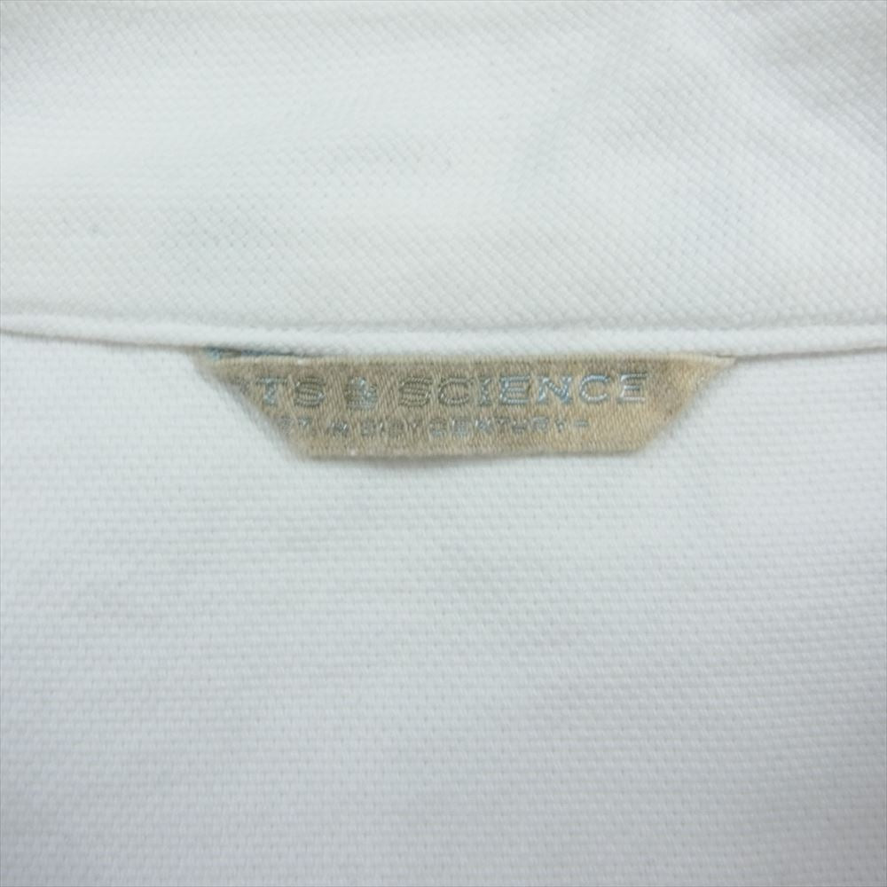 アーツアンドサイエンス コットンキャンバス プルオーバ― スモックシャツ ホワイト系 2【中古】