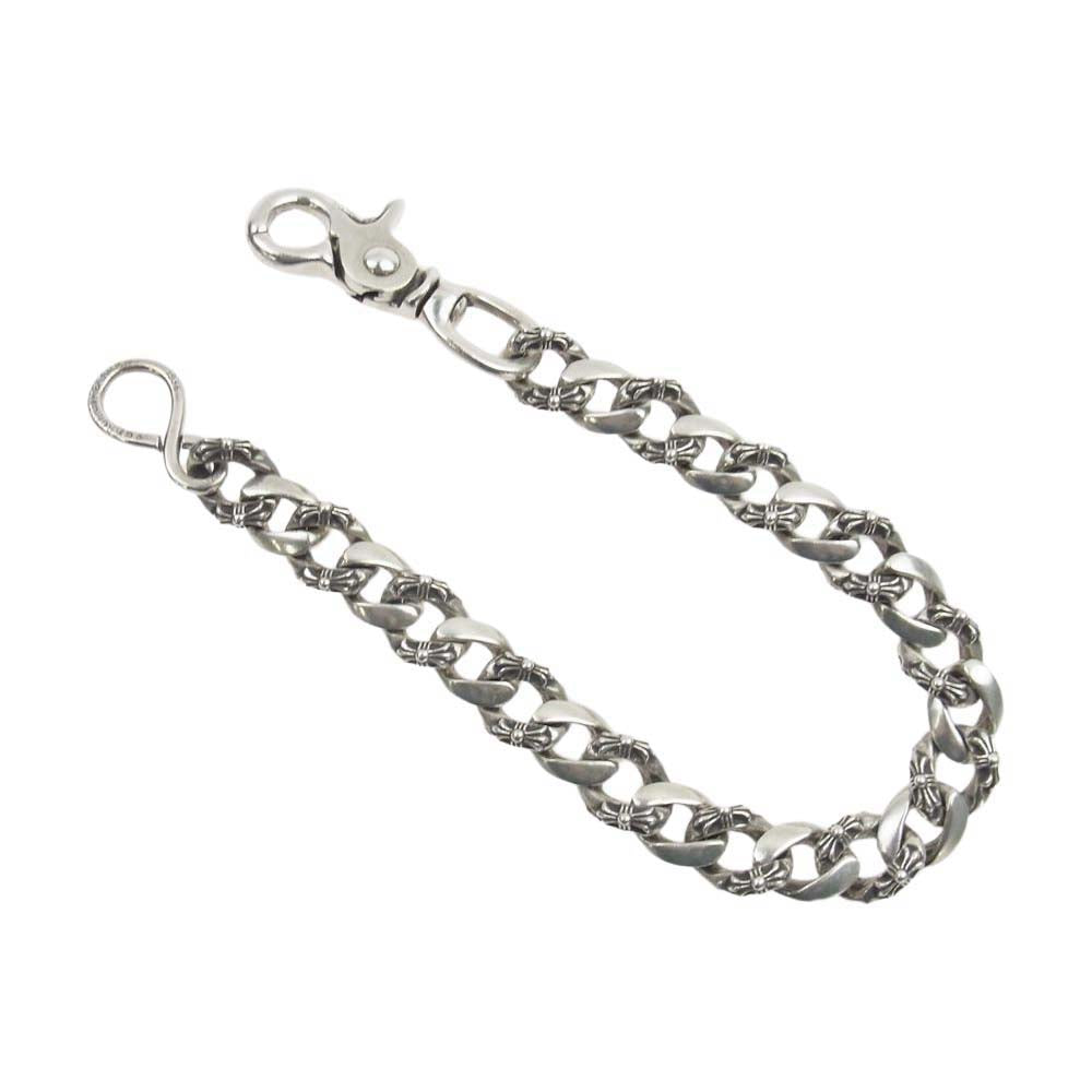 CHROME HEARTS クロムハーツ（原本無） FANCY SHORT-1 1クリップ ショート ファンシーリンク ウォレットチェーン シルバー系【中古】
