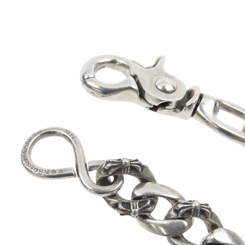 CHROME HEARTS クロムハーツ（原本無） FANCY SHORT-1 1クリップ ショート ファンシーリンク ウォレットチェーン シルバー系【中古】