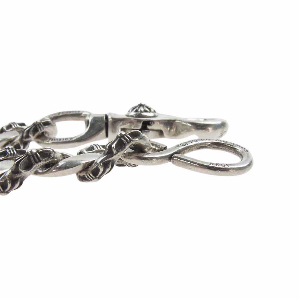 CHROME HEARTS クロムハーツ（原本無） FANCY SHORT-1 1クリップ ショート ファンシーリンク ウォレットチェーン シルバー系【中古】