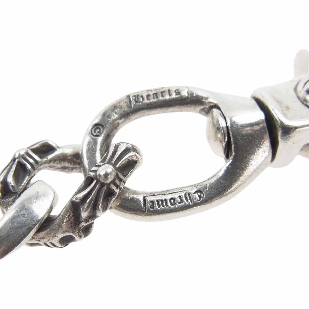 CHROME HEARTS クロムハーツ（原本無） FANCY SHORT-1 1クリップ ショート ファンシーリンク ウォレットチェーン シルバー系【中古】