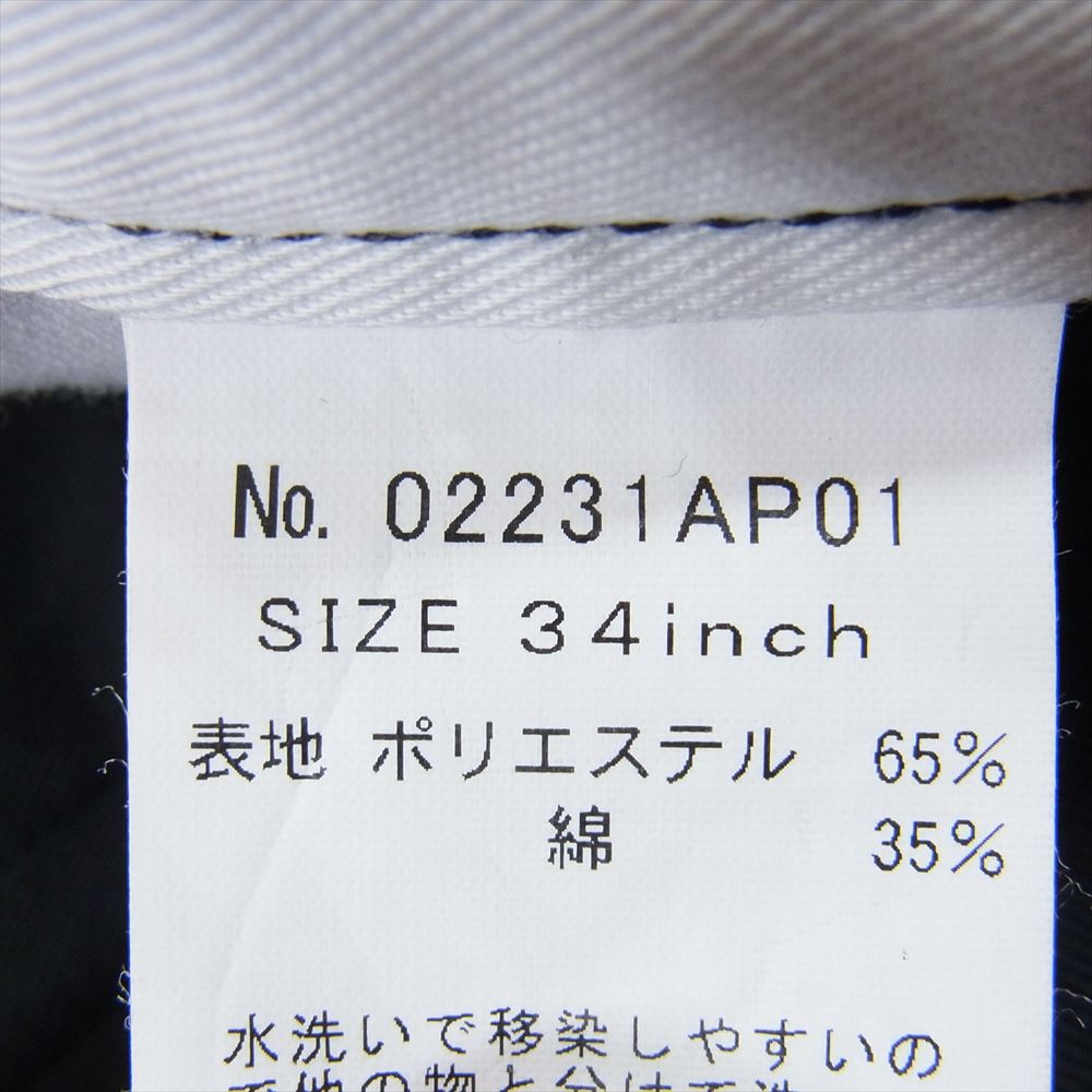 HYSTERIC GLAMOUR ヒステリックグラマー 23SS 02231AP01 × Dickies ディッキーズ  HG KINKY CARD ダブルニー ワーク パンツ ブラック系 34【中古】