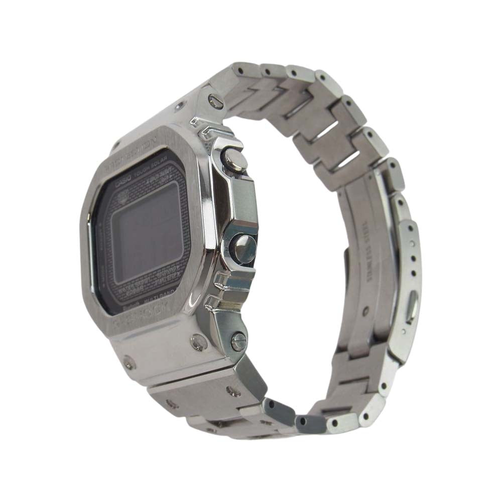 G-SHOCK ジーショック GMW-B5000D-1JF FULL METAL フルメタル 電波ソーラー Bluetooth スクリューバック リストウォッチ 腕時計 シルバー系【中古】