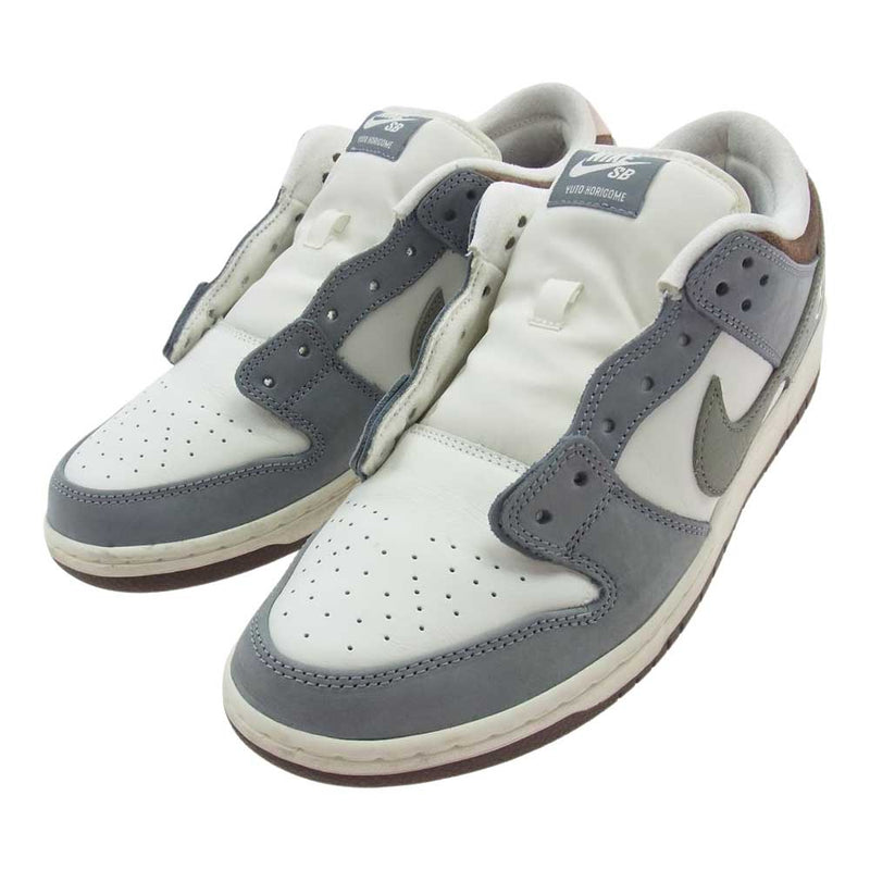 NIKE ナイキ FQ1180-001 SB DUNK LOW PRO QS YUTO HORIGOME ダンク プロ クイックストライク 堀米雄斗 スニーカー ホワイト系 グレー系 ブラウン 29cm【中古】