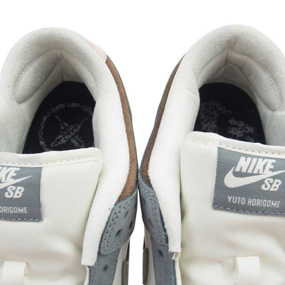 NIKE ナイキ FQ1180-001 SB DUNK LOW PRO QS YUTO HORIGOME ダンク プロ クイックストライク 堀米雄斗 スニーカー ホワイト系 グレー系 ブラウン 29cm【中古】