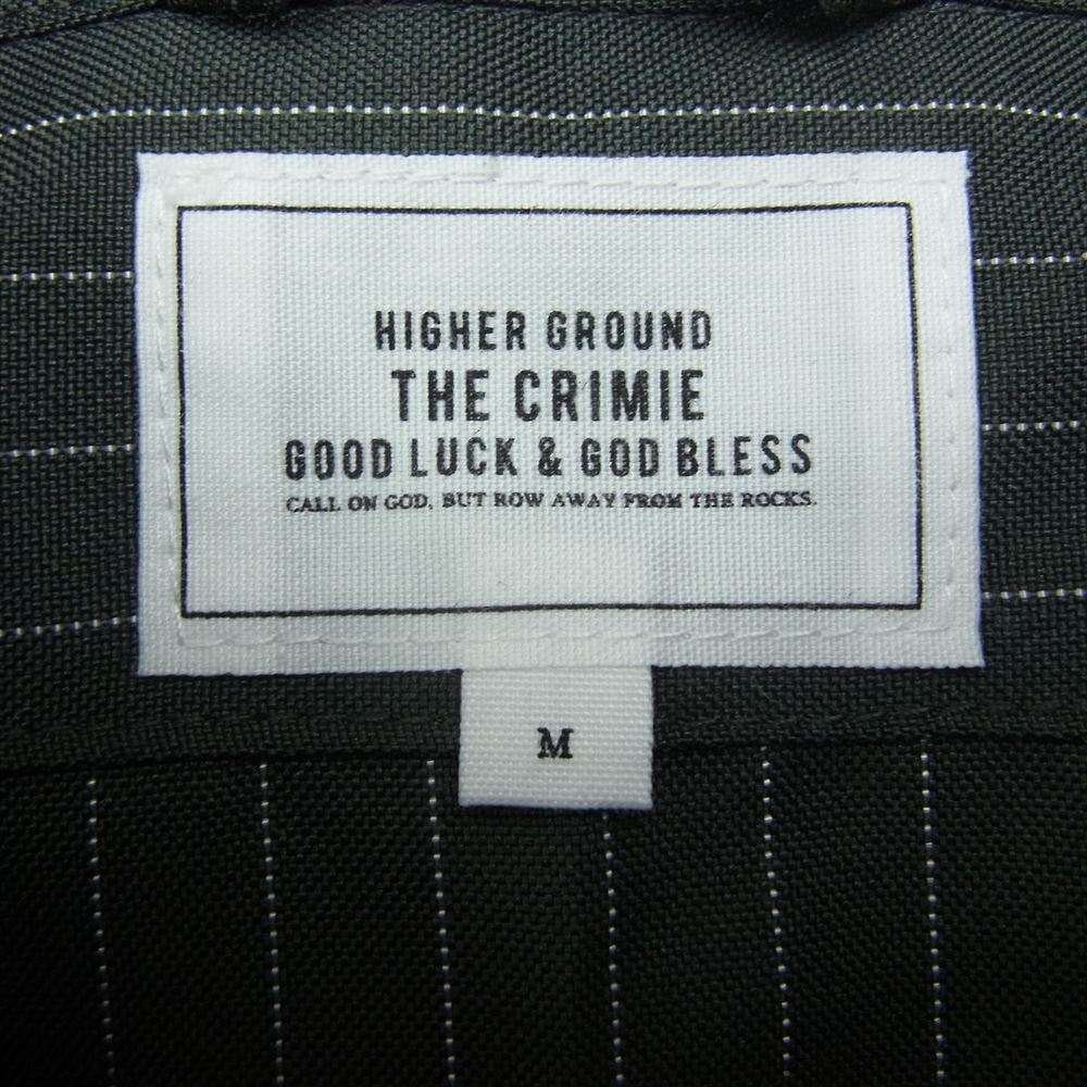 CRIMIE クライミー ストライプ 長袖 シャツ カーキ系 M【中古】