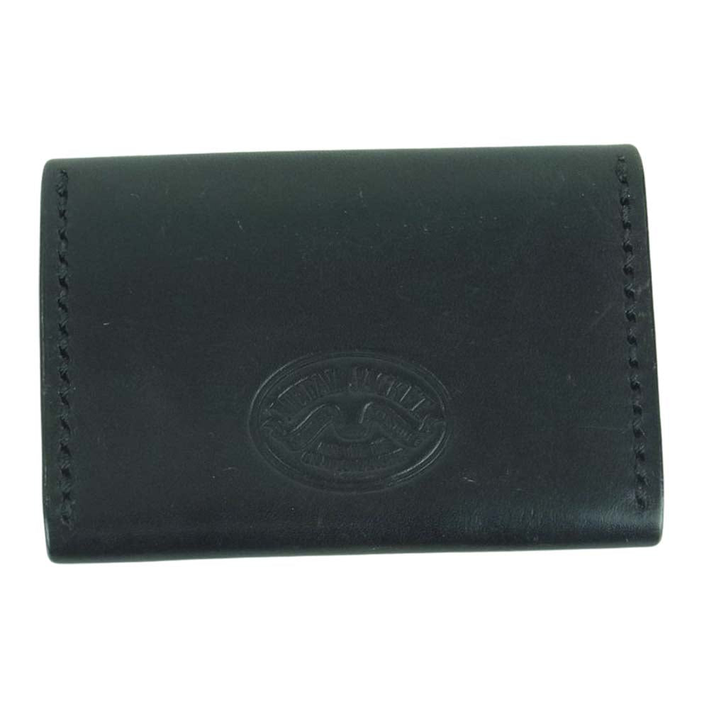 CRIMIE クライミー スタースタッズ 二つ折り レザー カードケース ブラック系【中古】