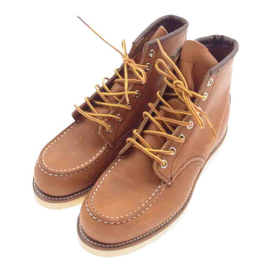 RED WING レッドウィング 875 6 CLASSIC MOC 6インチ クラシック モック レースアップ ブーツ ブラウン系 6 1/2 E/24.5cm【極上美品】【中古】