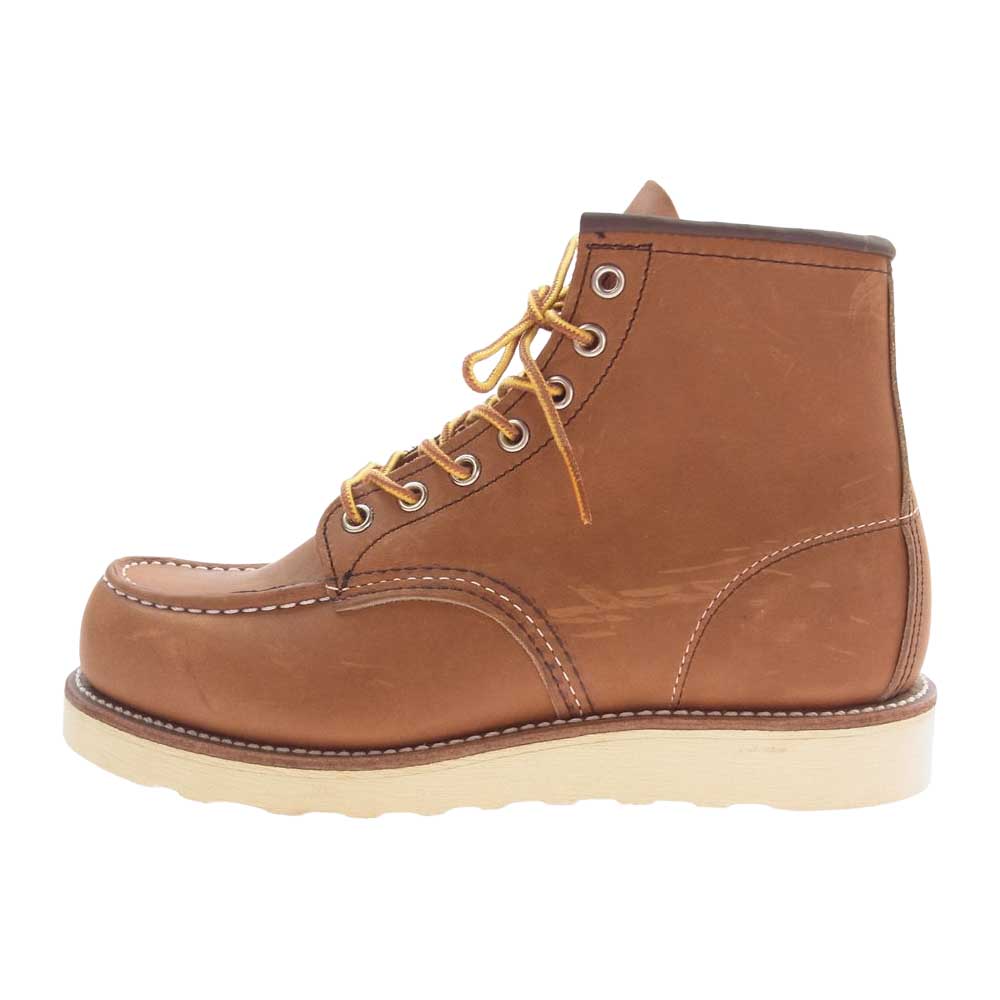 RED WING レッドウィング 875 6 CLASSIC MOC 6インチ クラシック モック レースアップ ブーツ ブラウン系 6 1/2 E/24.5cm【極上美品】【中古】