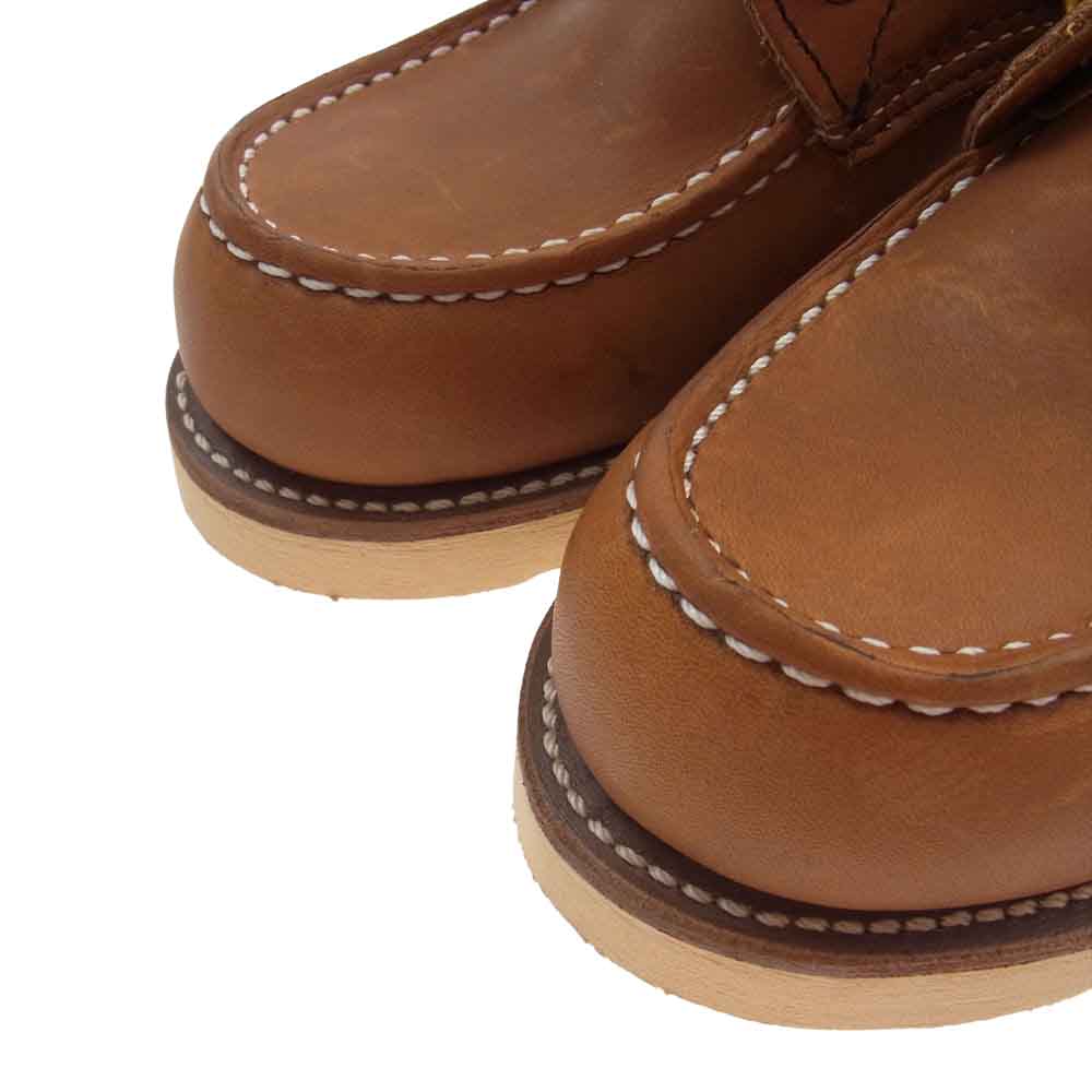 RED WING レッドウィング 875 6 CLASSIC MOC 6インチ クラシック モック レースアップ ブーツ ブラウン系 6 1/2 E/24.5cm【極上美品】【中古】