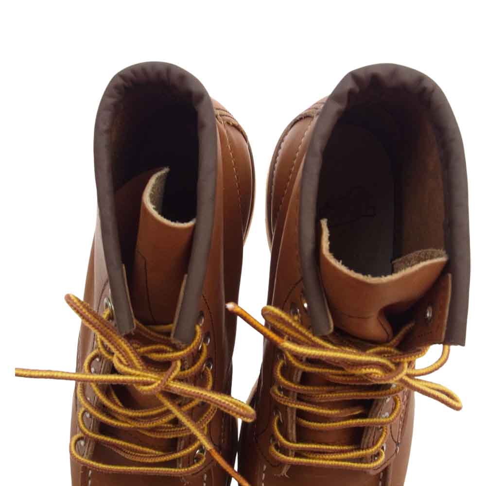 RED WING レッドウィング 875 6 CLASSIC MOC 6インチ クラシック モック レースアップ ブーツ ブラウン系 6 1/2 E/24.5cm【極上美品】【中古】