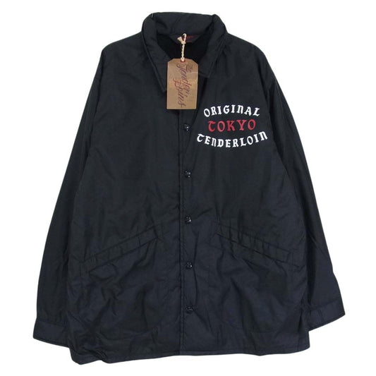 TENDERLOIN テンダーロイン 17AW 渋谷本店限定 NYLON COACH JKT OTT BLACK ナイロン コーチ ジャケット ブラック系 S【中古】
