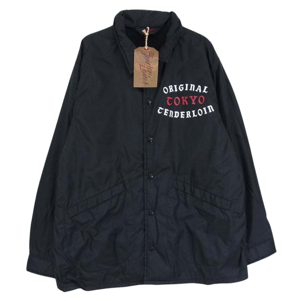 TENDERLOIN テンダーロイン 17AW 渋谷本店限定 NYLON COACH JKT OTT BLACK ナイロン コーチ ジャケット  ブラック系 S【中古】