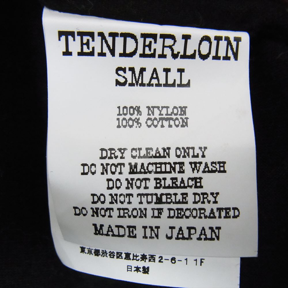 TENDERLOIN テンダーロイン 17AW 渋谷本店限定 NYLON COACH JKT OTT BLACK ナイロン コーチ ジャケット ブラック系 S【中古】