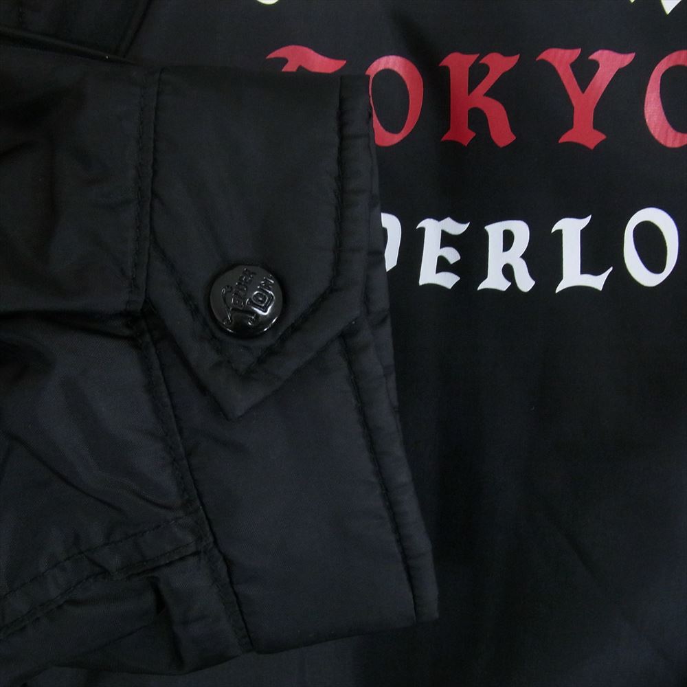 TENDERLOIN テンダーロイン 17AW 渋谷本店限定 NYLON COACH JKT OTT BLACK ナイロン コーチ ジャケット ブラック系 S【中古】