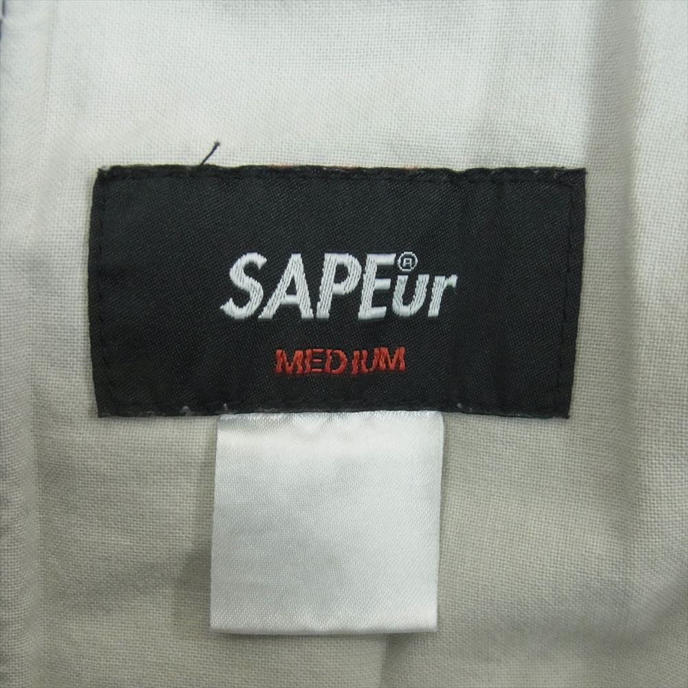 サプール VINTAGE DENIM TRACK PANTS デニム トラック パンツ グレー系 M【中古】