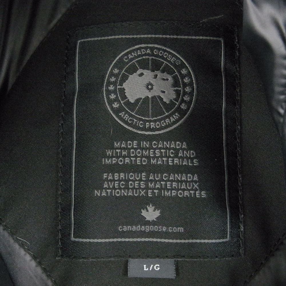 CANADA GOOSE カナダグース 3426MB  国内正規品 サザビーリーグタグ CHATEAU PARKA シャトー パーカー ブラックレーベル ダウンジャケット ブラック系 L【中古】