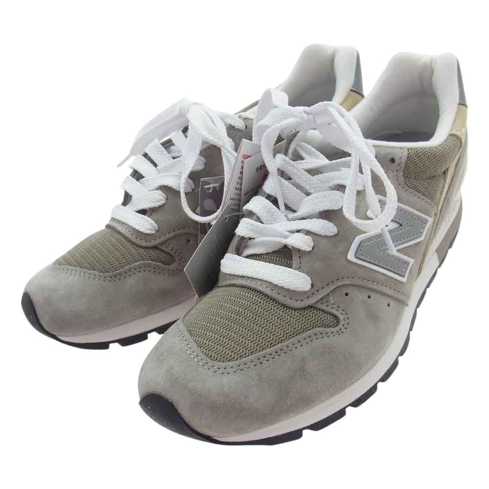 NEW BALANCE ニューバランス U996GR USA製 ローカット スニーカー グレー系 26.5ｃｍ【新古品】【未使用】【中古】