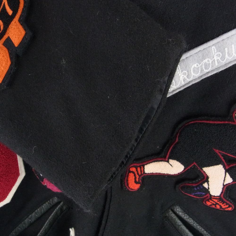 SKOOKUM スクーカム rroomm別注 USA製 襟レザー ワッペン ロング