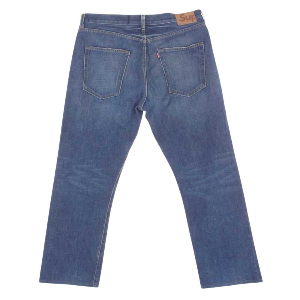 Supreme シュプリーム Trousers Denim ボタンフライ デニム パンツ ジーンズ W36 インディゴブルー系 36【中古】