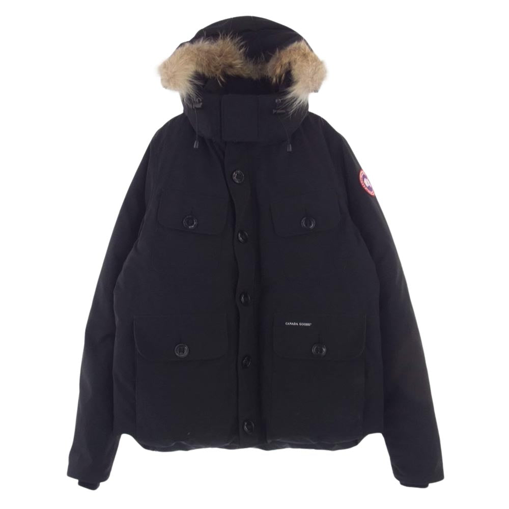 CANADA GOOSE カナダグース 2301JM R 国内正規 グリフィンタグ RUSSELL PARKA ラッセルパーカ ダウン ジャケット ブラック系 XL【中古】