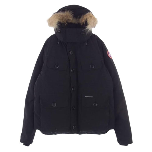 CANADA GOOSE カナダグース 2301JM R 国内正規 グリフィンタグ RUSSELL PARKA ラッセルパーカ ダウン ジャケット ブラック系 XL【中古】