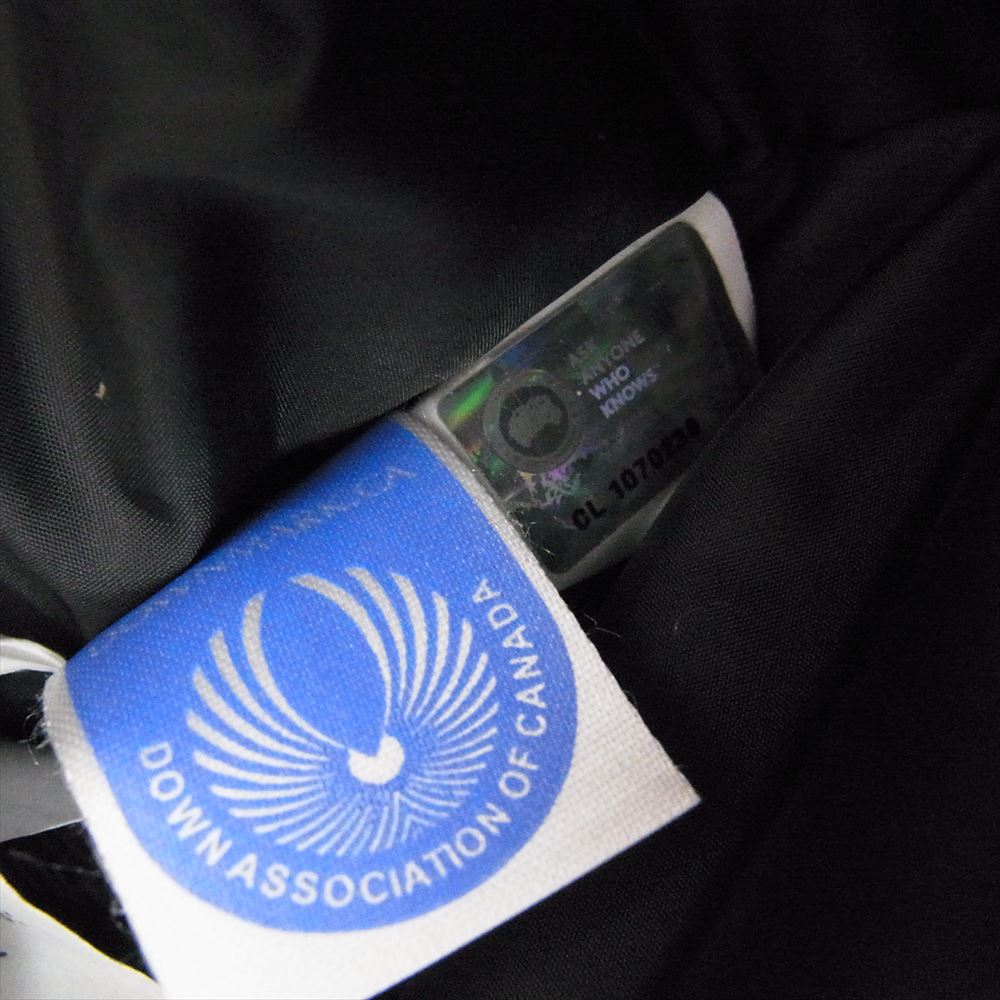 CANADA GOOSE カナダグース 2301JM R 国内正規 グリフィンタグ RUSSELL PARKA ラッセルパーカ ダウン ジャケット ブラック系 XL【中古】