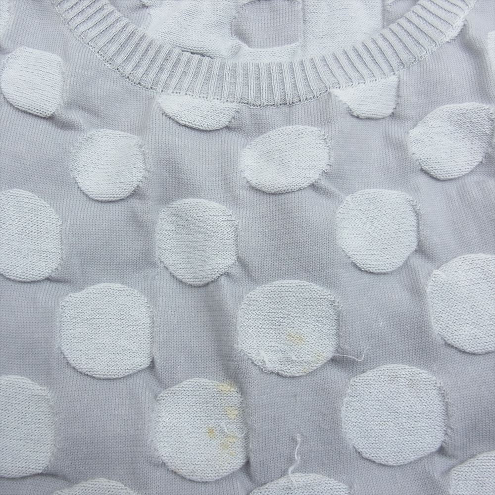 PLEATS PLEASE プリーツプリーズ イッセイミヤケ PP74-KH753 ドット スウェット ノースリーブ ワンピース グレー グレー系 3【中古】