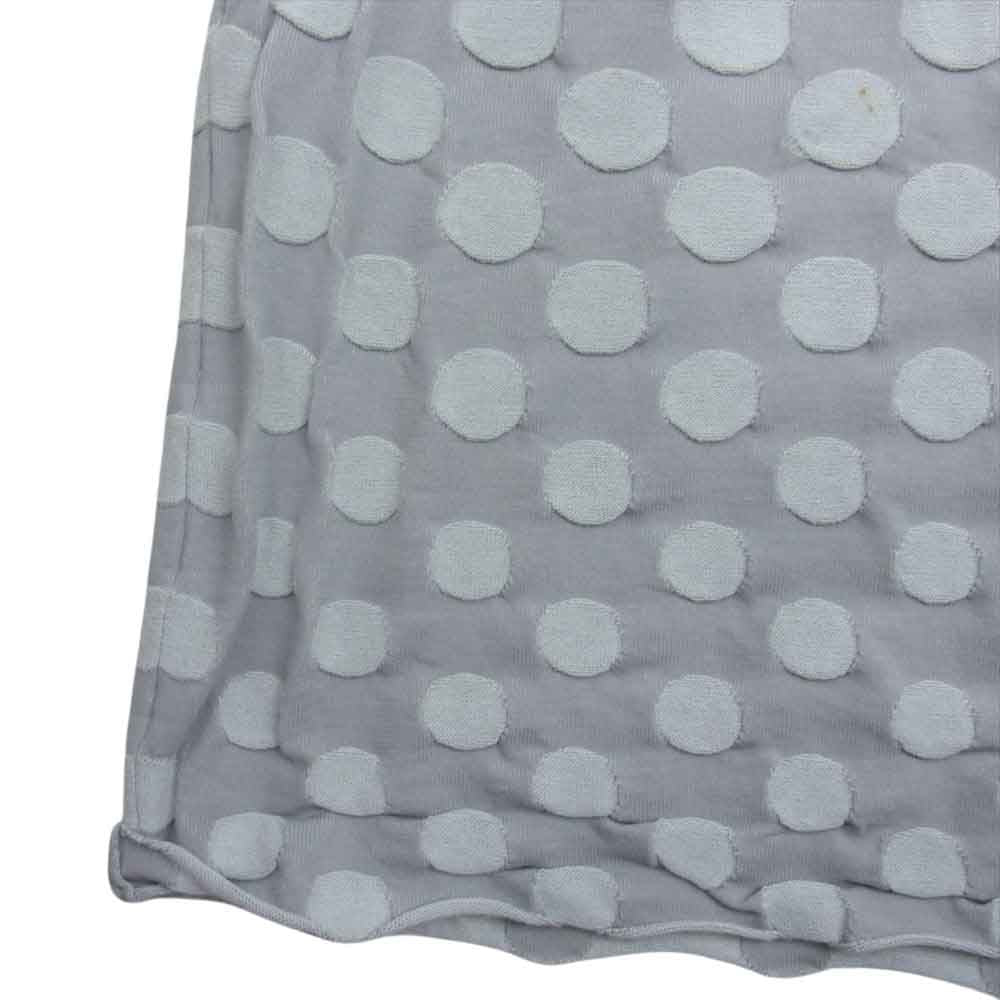 PLEATS PLEASE プリーツプリーズ イッセイミヤケ PP74-KH753 ドット スウェット ノースリーブ ワンピース グレー グレー系 3【中古】