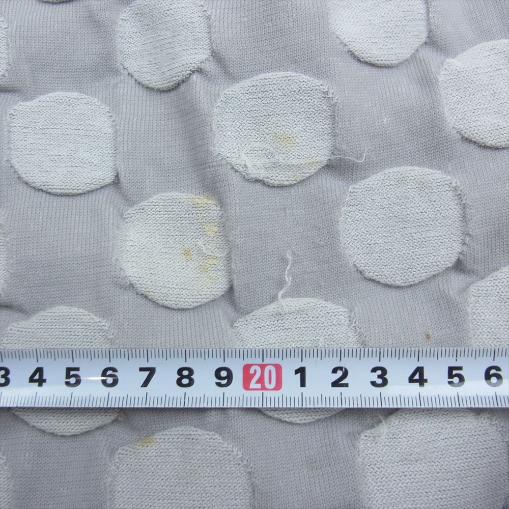 PLEATS PLEASE プリーツプリーズ イッセイミヤケ PP74-KH753 ドット スウェット ノースリーブ ワンピース グレー グレー系 3【中古】