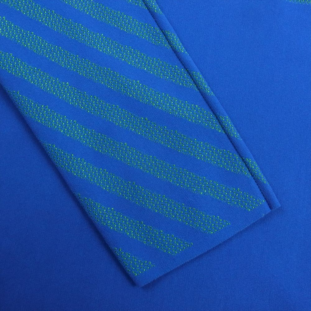 PLEATS PLEASE プリーツプリーズ イッセイミヤケ PP42LK922 マルチカラー ドルマンスリーブ カットソー 長袖 ブルー系 3【中古】