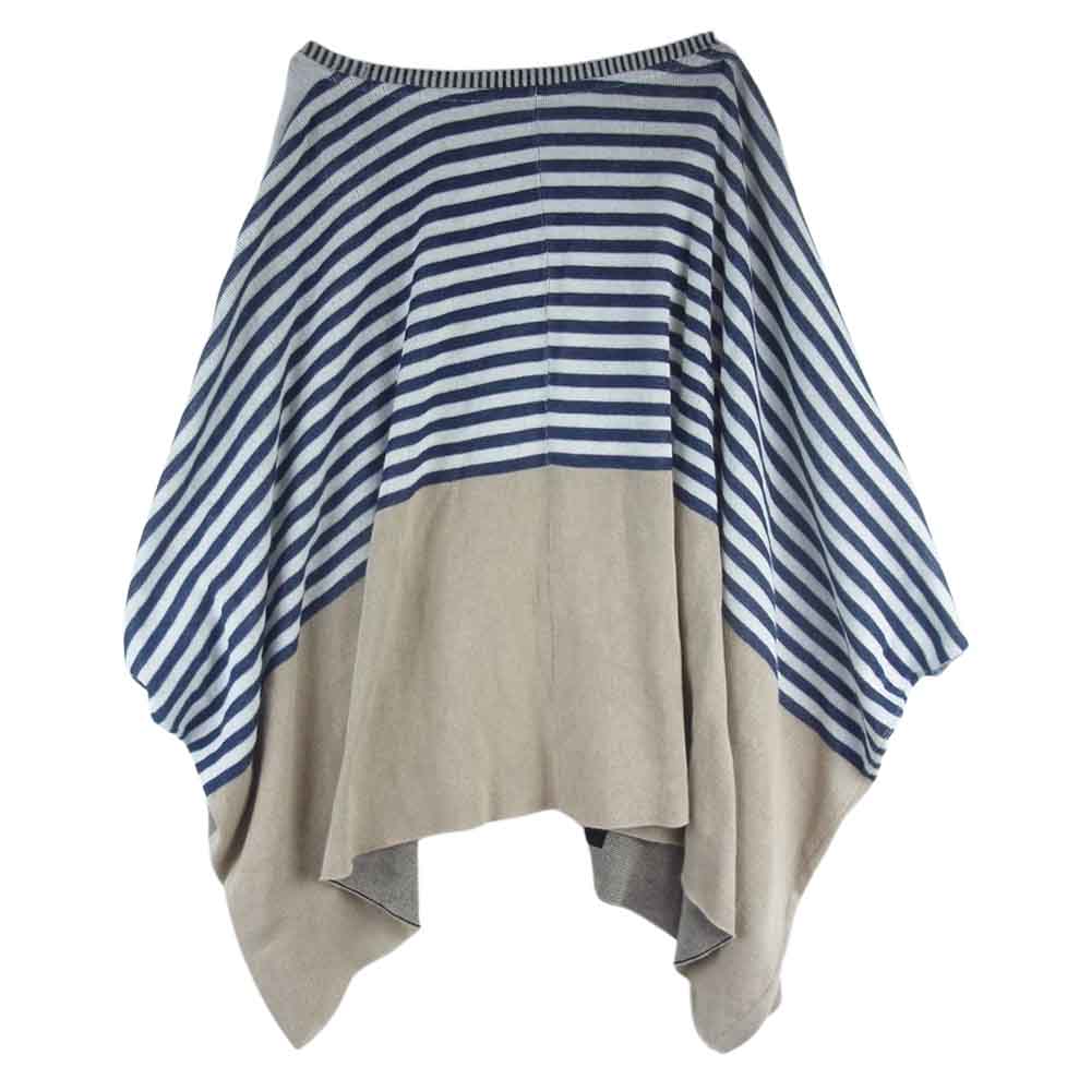 PLEATS PLEASE プリーツプリーズ イッセイミヤケ PP42-KK766 ポケット ニット ポンチョ カットソー 半袖 マルチカラー系 3【中古】