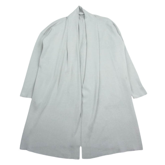 PLEATS PLEASE プリーツプリーズ イッセイミヤケ PP83-K0767 ショールカラー ニット ロング カーディガン グリーン系 3【中古】