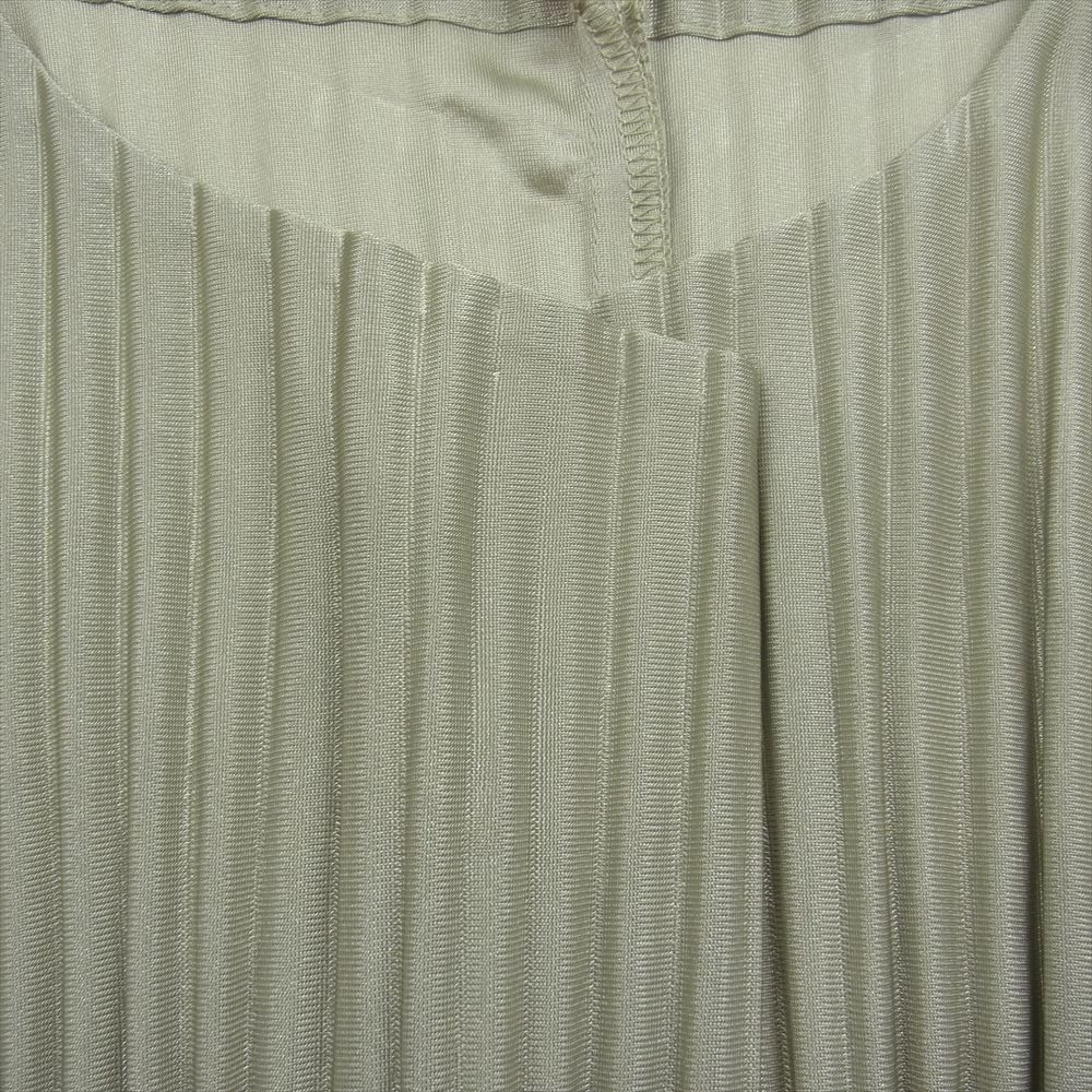 PLEATS PLEASE プリーツプリーズ イッセイミヤケ PP01-J0736 プリーツ加工 1B クロップド ドルマンスリーブ カーディガン カーキ系 3【中古】